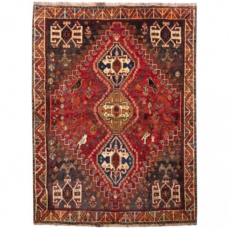 Tapis persan Fars fait main Réf ID 179412 - 125 × 165