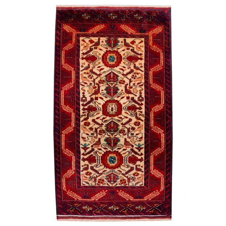 Tapis persan Baluchi fait main Réf ID 179419 - 95 × 175