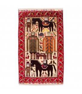 Tapis persan Baluchi fait main Réf ID 179422 - 87 × 140