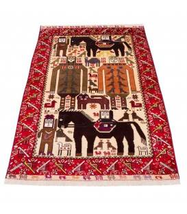 Tapis persan Baluchi fait main Réf ID 179422 - 87 × 140