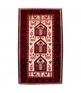 Tapis persan Baluchi fait main Réf ID 179425 - 112 × 194