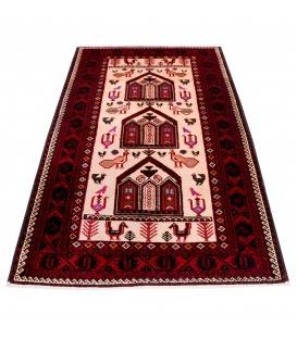 Tapis persan Baluchi fait main Réf ID 179425 - 112 × 194