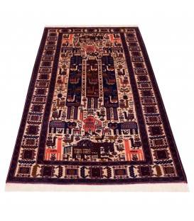 Tapis persan Baluchi fait main Réf ID 179426 - 102 × 184