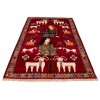 Tapis persan Qashqai fait main Réf ID 130240 - 155 × 237