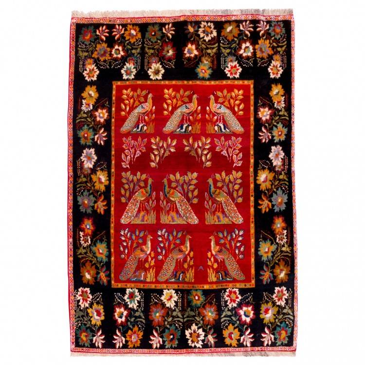 Tapis persan Qashqai fait main Réf ID 130241 - 154 × 234