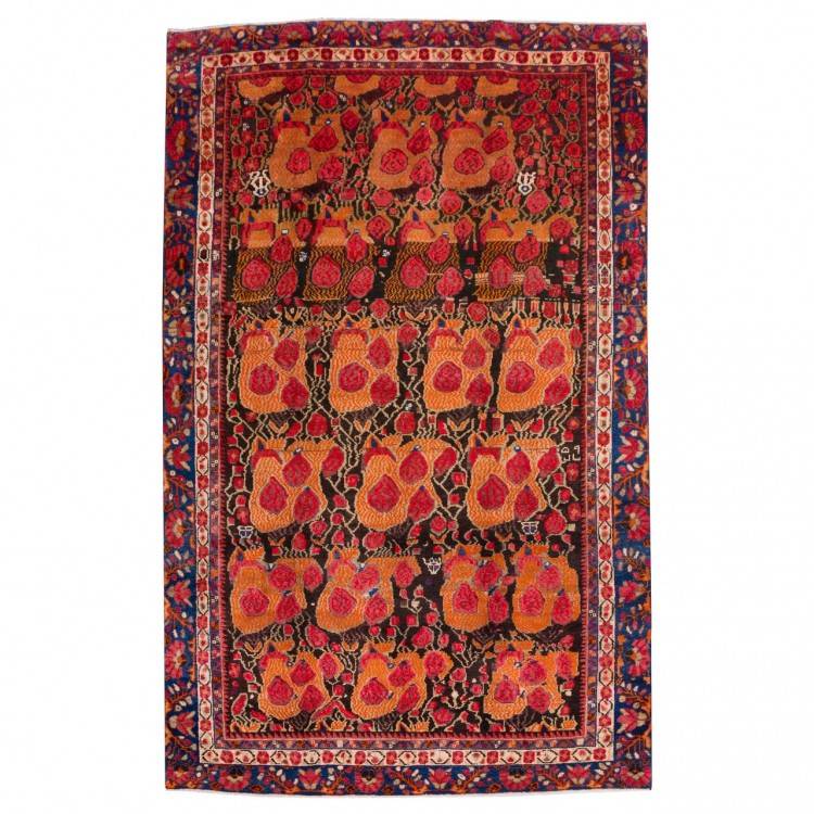 Tapis persan Sirjan fait main Réf ID 130247 - 190 × 305