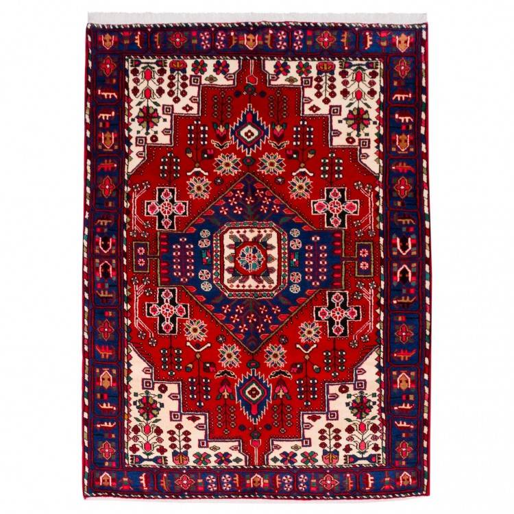 Tapis persan Nahavand fait main Réf ID 130254 - 145 × 198