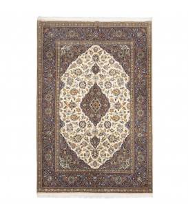 Tapis persan Kashan fait main Réf ID 130282 - 136 × 205