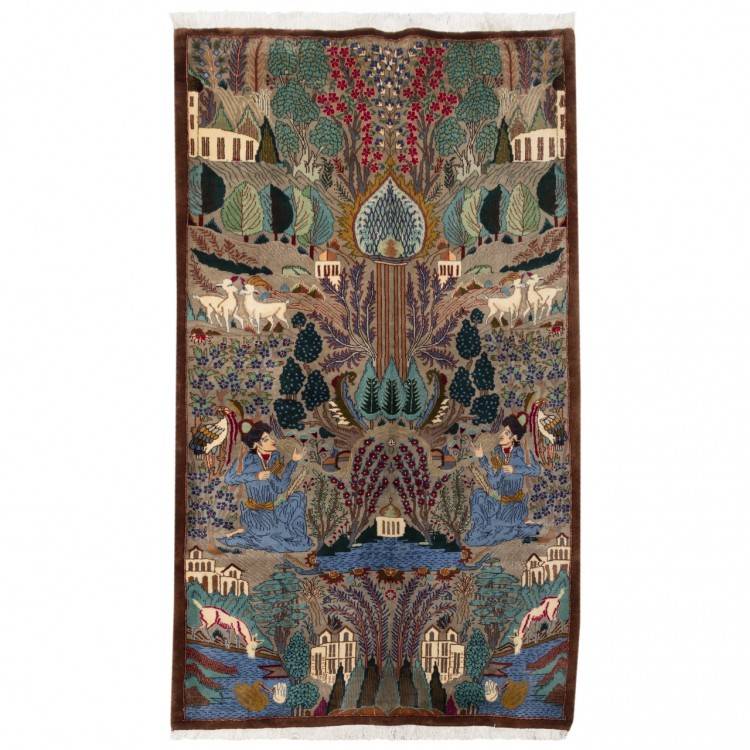 Tapis persan Kashmar fait main Réf ID 130285 - 125 × 216