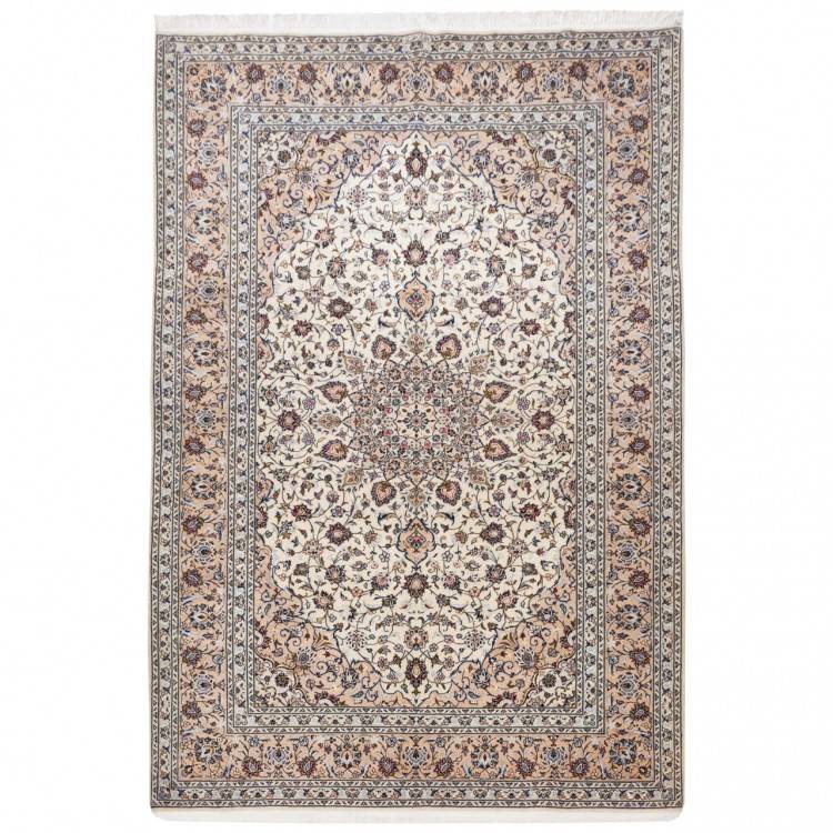 Tapis persan Kashan fait main Réf ID 130297 - 202 × 300