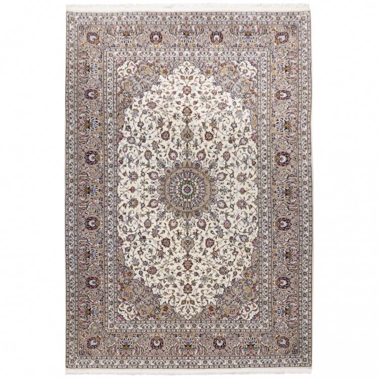 Tapis persan Kashan fait main Réf ID 130302 - 197 × 288