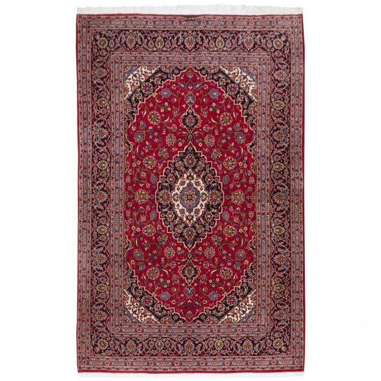 Tappeto persiano Kashan annodato a mano codice 130308 - 190 × 300