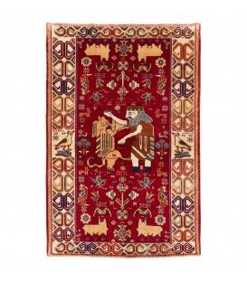 Tapis persan Fars fait main Réf ID 179463 - 122 × 187