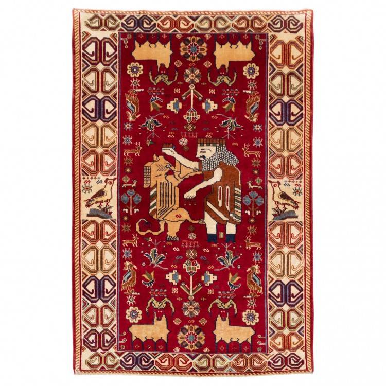 Tapis persan Fars fait main Réf ID 179463 - 122 × 187