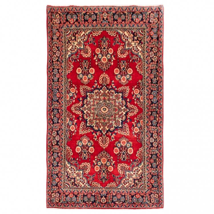 Tappeto persiano Hamedan annodato a mano codice 179481 - 130 × 216