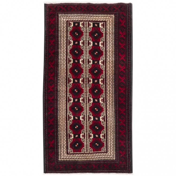 Tapis persan Baluchi fait main Réf ID 130324 - 88 × 177