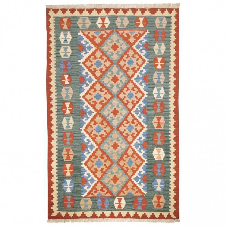 El Dokuma Kilim Fars 130326 - 115 × 188