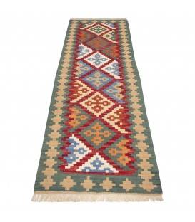 El Dokuma Kilim Fars 130327 - 62 × 203