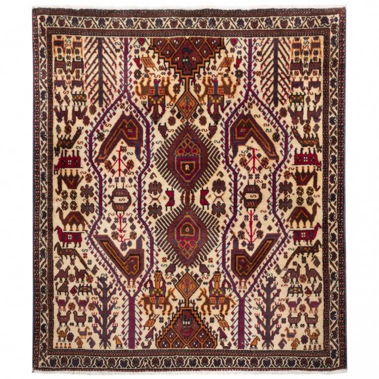 Tapis persan Sirjan fait main Réf ID 130335 - 100 × 117