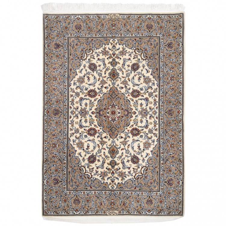 Tapis persan Kashan fait main Réf ID 130337 - 119 × 170