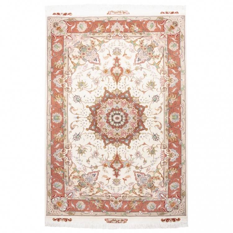 Tapis persan Tabriz fait main Réf ID 130340 - 104 × 150