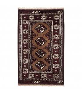 Tapis persan Turcomano fait main Réf ID 130350 - 80 × 125