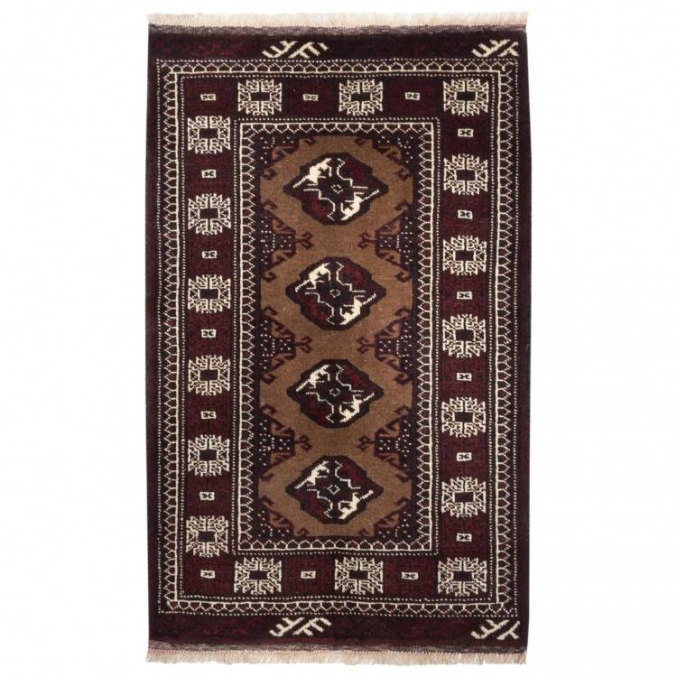 Tapis persan Turcomano fait main Réf ID 130350 - 80 × 125