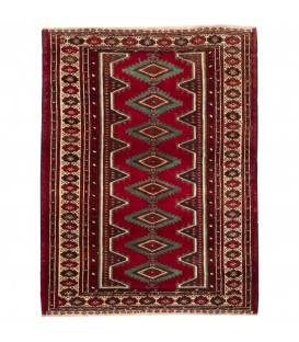 Tapis persan Turcomano fait main Réf ID 130351 - 90 × 118