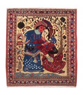 Tapis persan Bakhtiari fait main Réf ID 130354 - 60 × 80