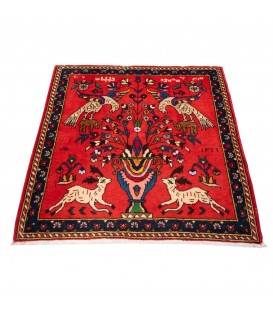 Tapis persan Bakhtiari fait main Réf ID 130376 - 85 × 90