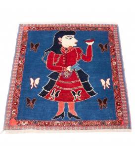 Tapis persan Ali Abad fait main Réf ID 130401 - 58 × 63