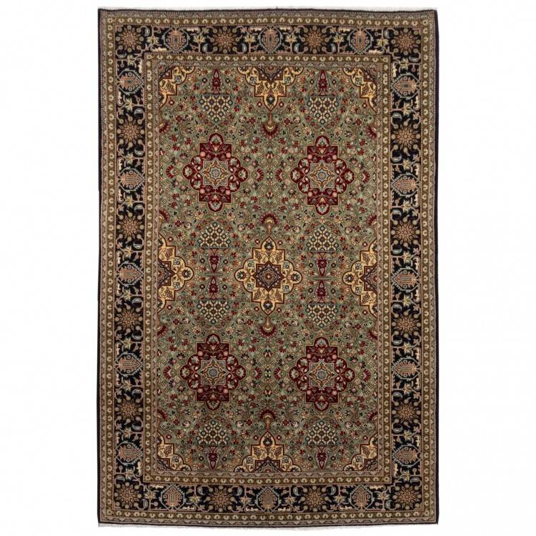 Tapis persan Qom fait main Réf ID 174734 - 137 × 207