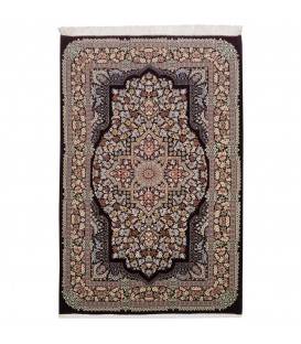 Tappeto persiano Qom annodato a mano codice 174745 - 135 × 205