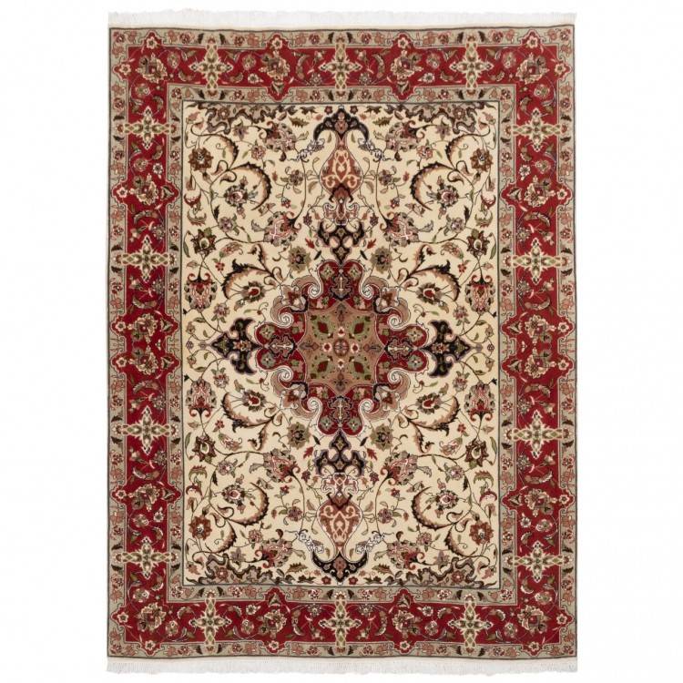 Tapis persan Tabriz fait main Réf ID 174749 - 149 × 198