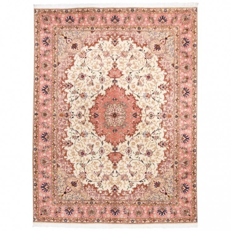 Tappeto persiano Tabriz annodato a mano codice 174758 - 150 × 198