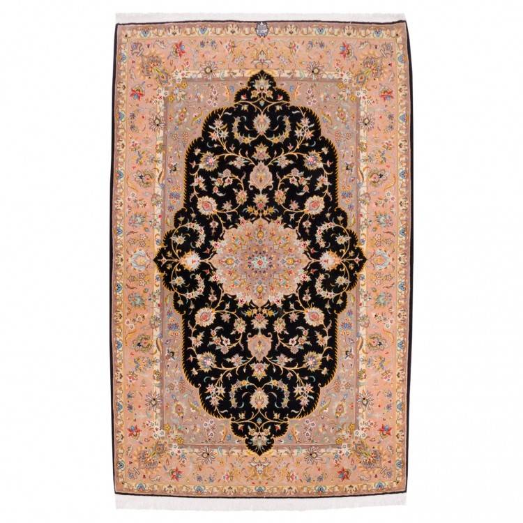 Tappeto persiano Kashan annodato a mano codice 174788 - 140 × 219