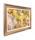 Tableau tapis persan Tabriz fait main Réf ID 903669