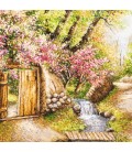Tappeto persiano Tabriz a disegno pittorico codice 903680