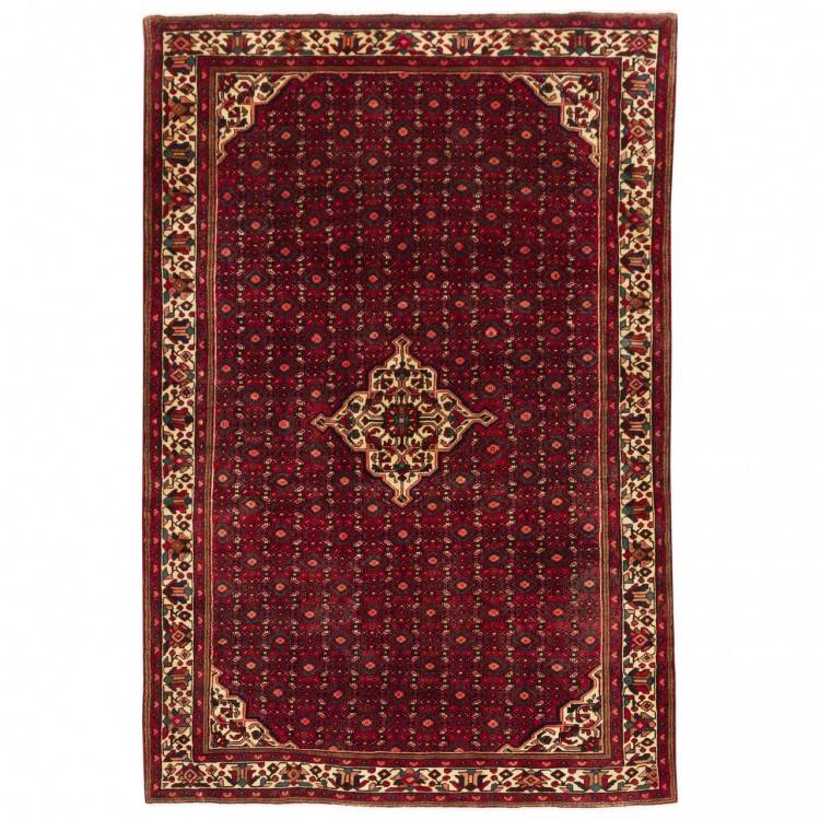 Tapis persan Hoseynabad fait main Réf ID 129290 - 202 × 298