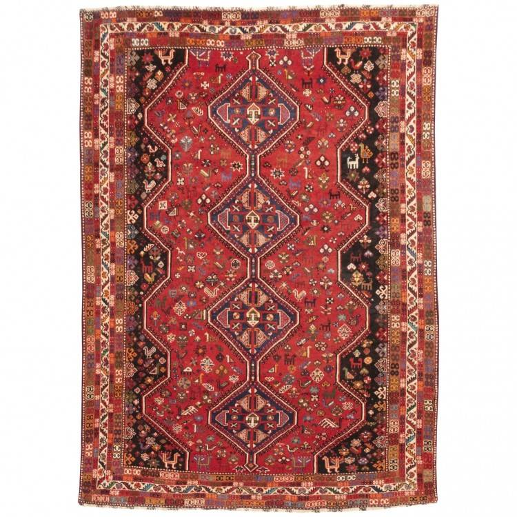 Tapis persan Fars fait main Réf ID 129298 - 225 × 310