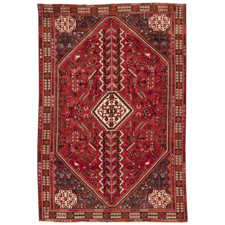 Tapis persan Fars fait main Réf ID 129299 - 200 × 295