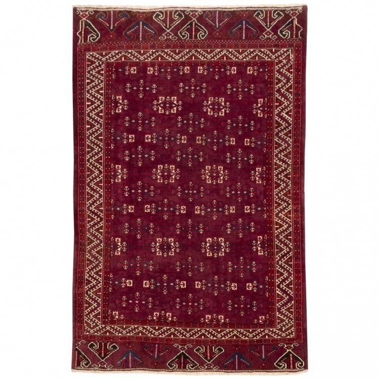 Handgeknüpfter Turkmenen Teppich. Ziffer 129301