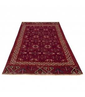 Tapis persan Turcomano fait main Réf ID 129301 - 190 × 295