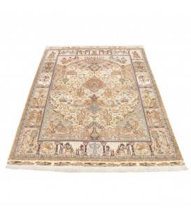 Tapis persan Tabriz fait main Réf ID 129307 - 150 × 208