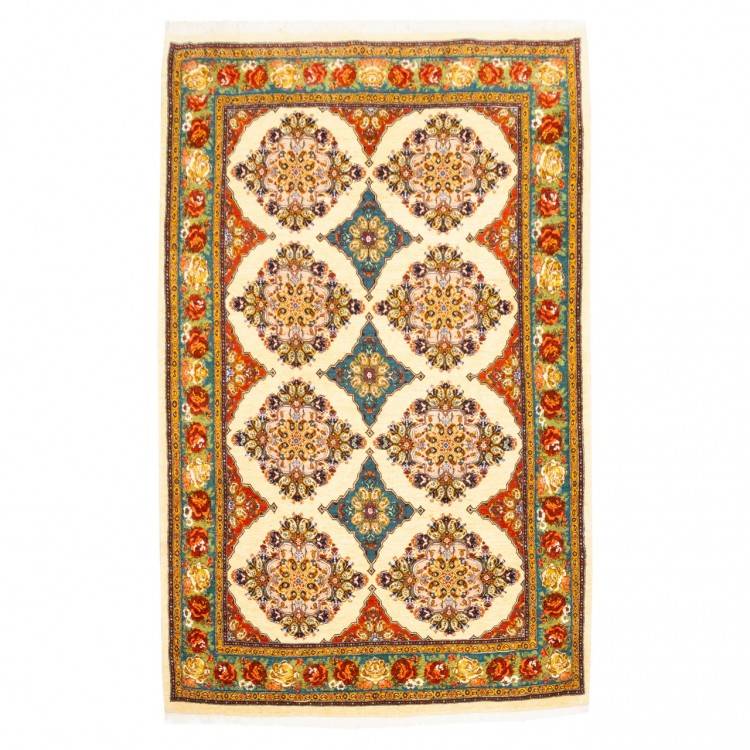 Tapis persan Sanandaj fait main Réf ID 129322 - 150 × 236