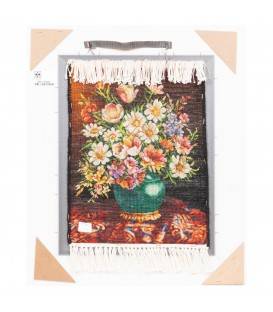 Tableau tapis persan Tabriz fait main Réf ID 903717