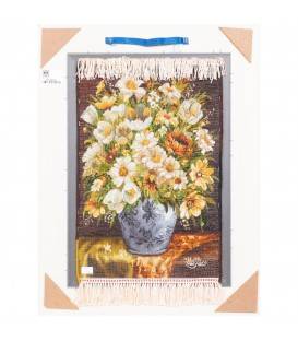 Tableau tapis persan Tabriz fait main Réf ID 903729