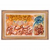 イランの手作り絵画絨毯 タブリーズ 番号 903783