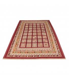 Tappeto persiano Sirjan annodato a mano codice 130414 - 209 × 300