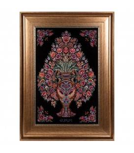 Tappeto persiano Qom a disegno pittorico codice 903844